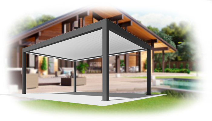 Пергола Decolife B600 PIR Bioclimatic